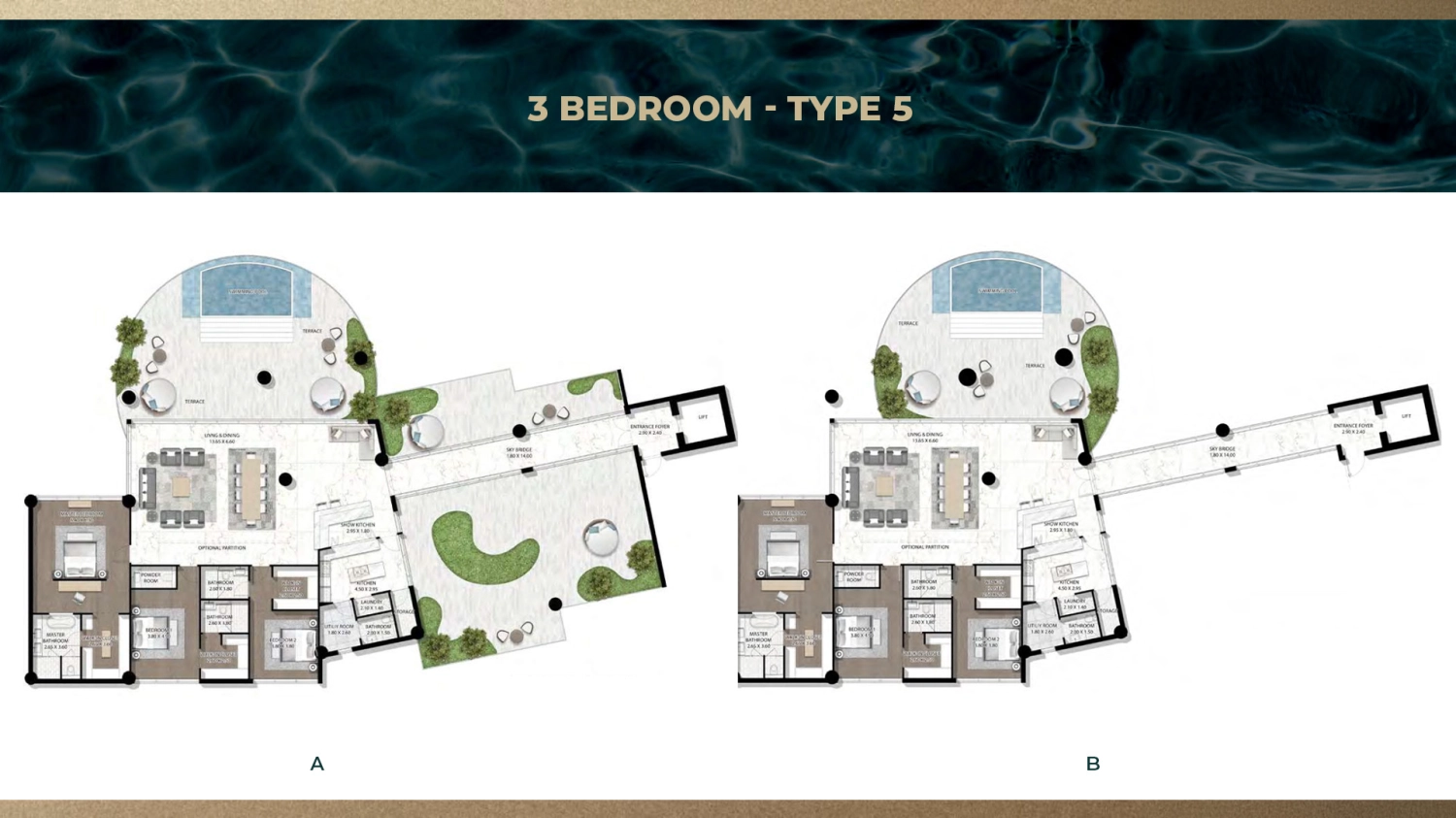3 BR - Type A